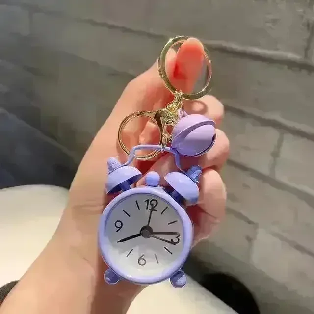 Creative Mini Alarm Clock Keychain - Image 4