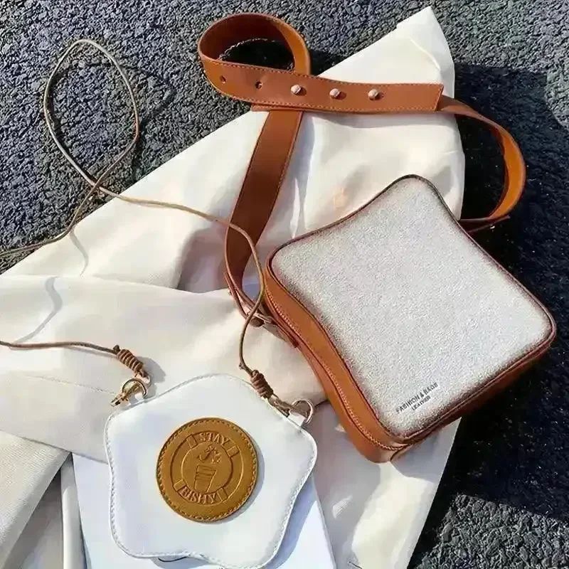 Creative Toast Bread and Fried Egg Shaped Bag - Image 10