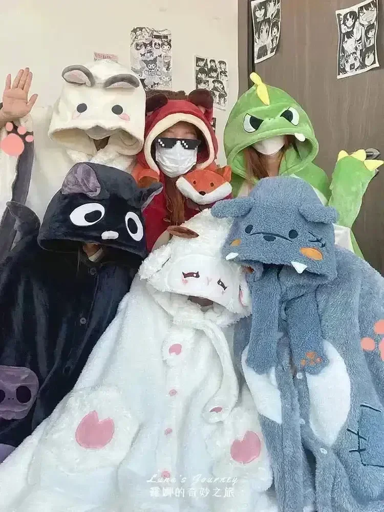 Critter Cuddle Hooded Robe Onesies - Image 10
