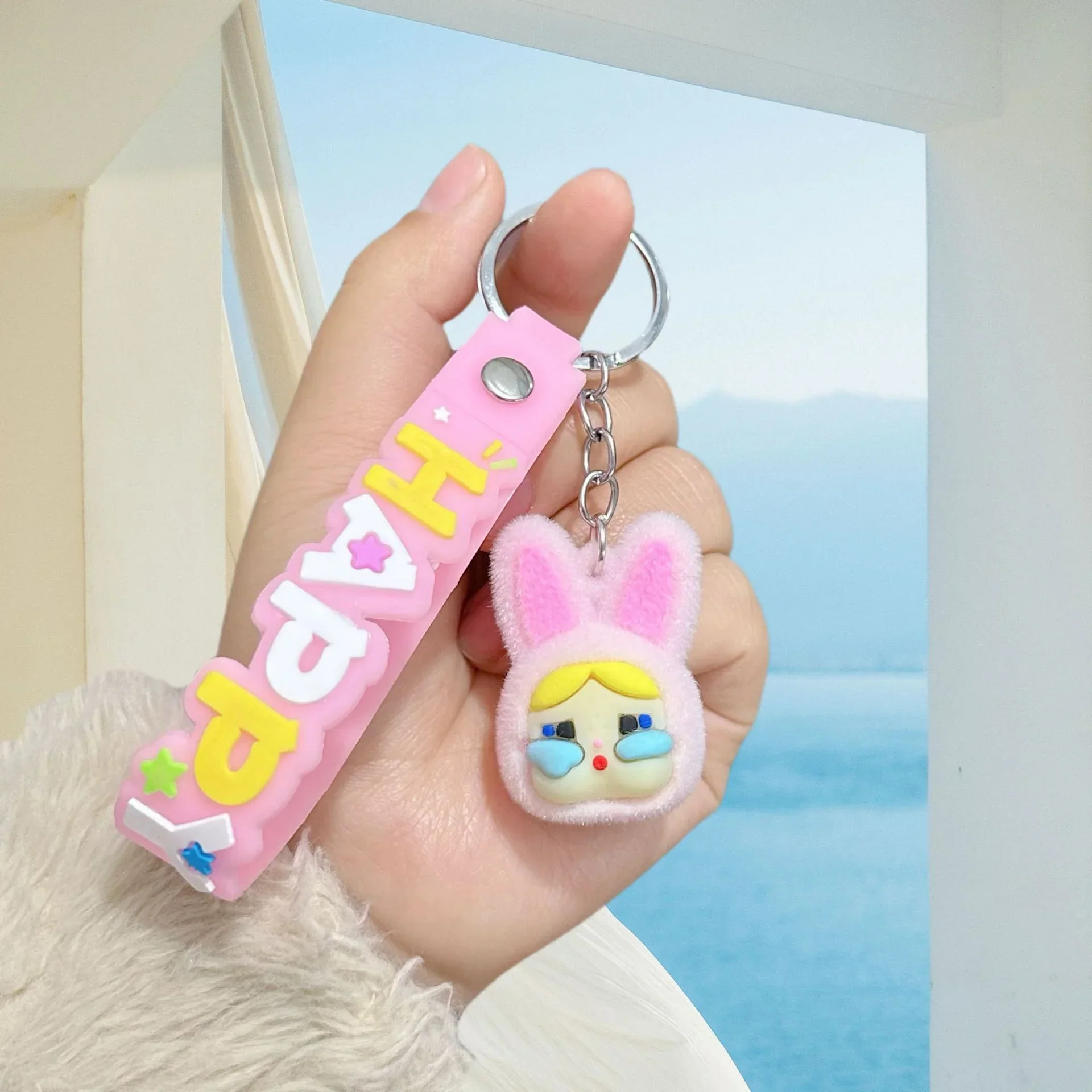 Cry Baby Happy Power Keychain - Image 11
