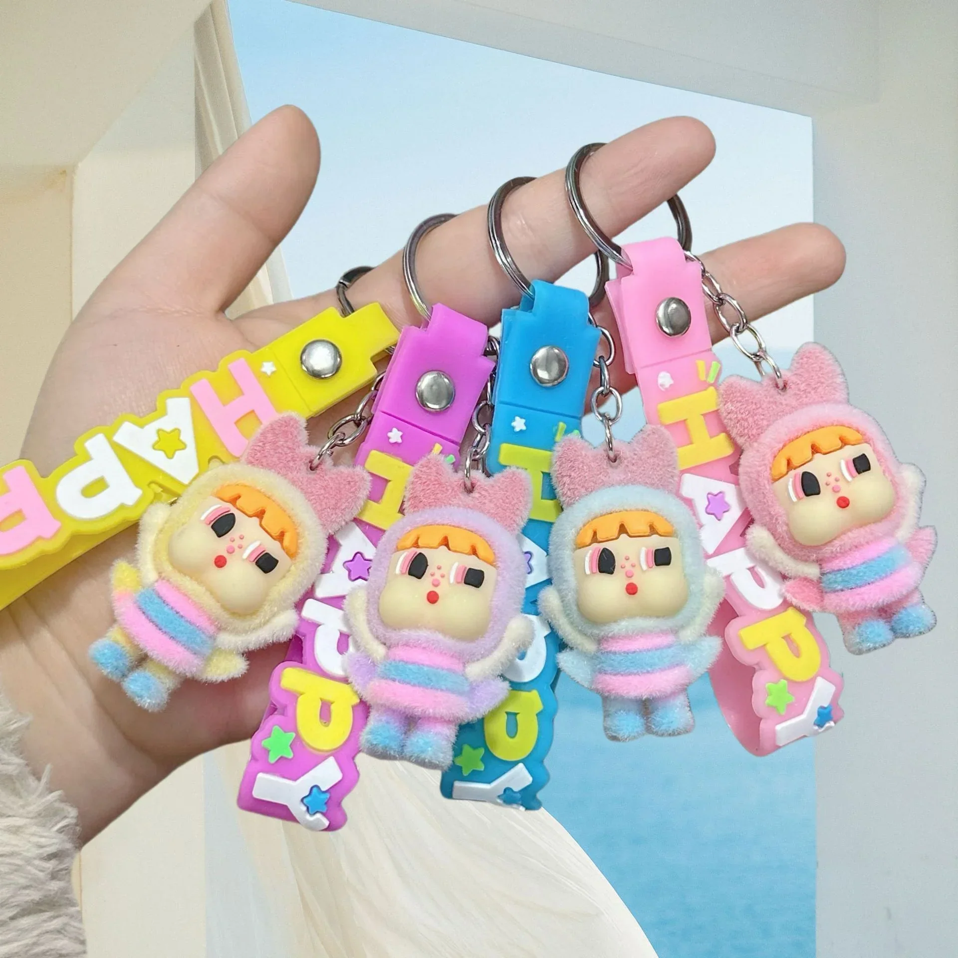 Cry Baby Happy Power Keychain - Image 4