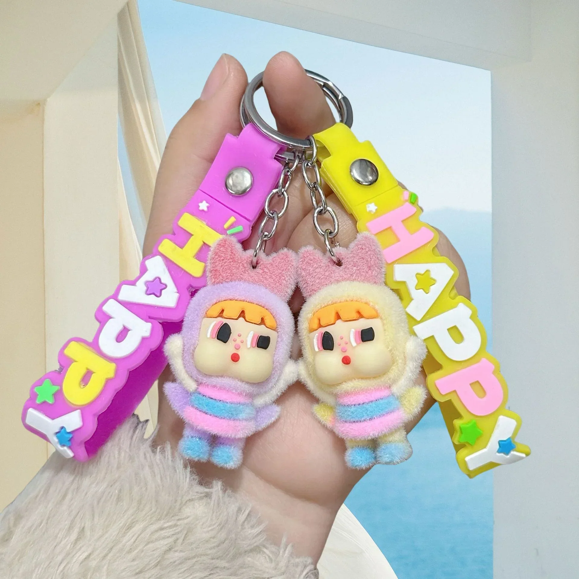 Cry Baby Happy Power Keychain - Image 8