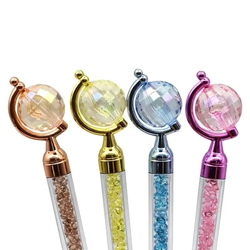 Crystal Globe Earth Ballpoint Pen - Image 5