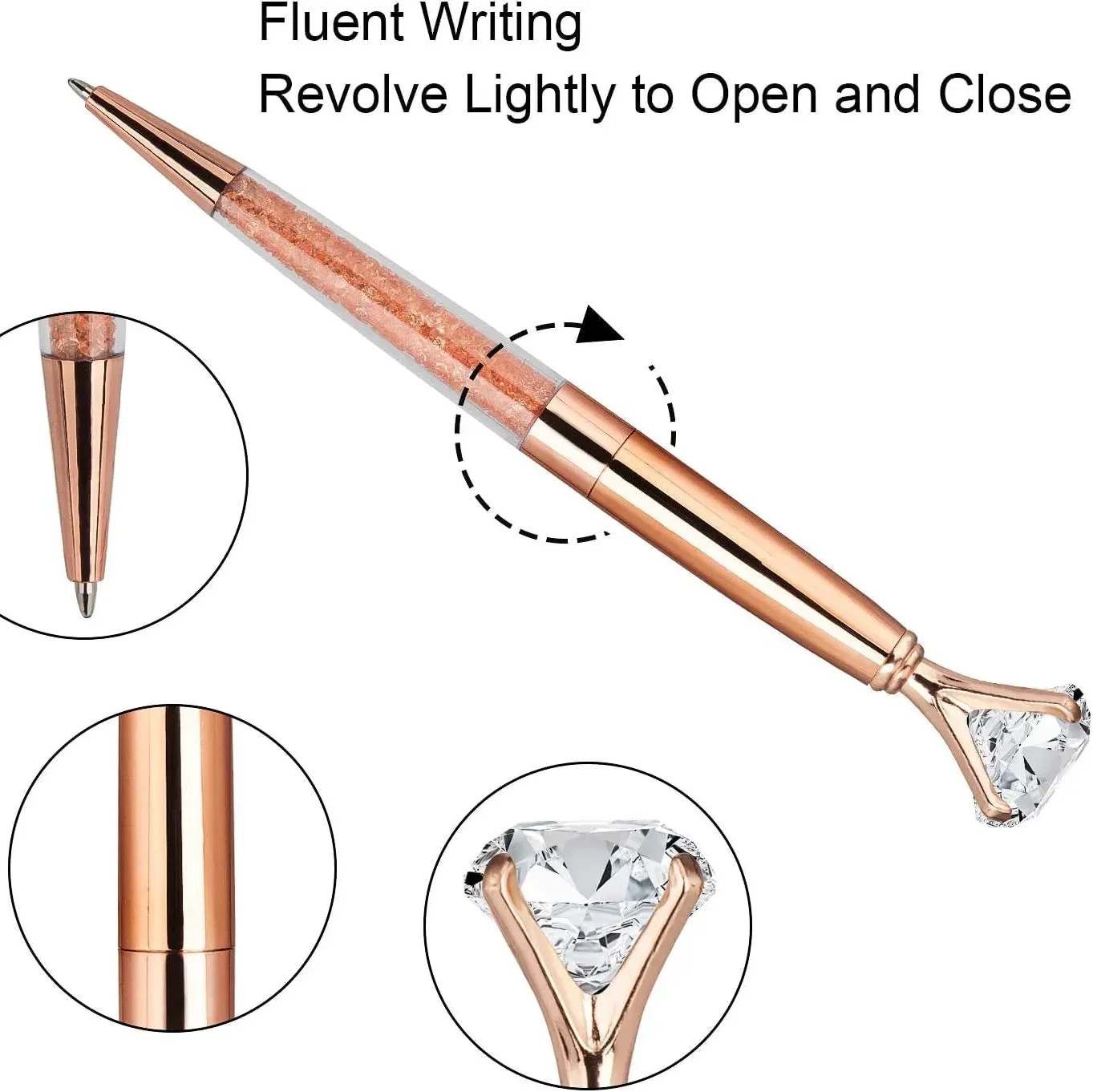 Crystal Luxe Diamond Ballpoint Pen - Image 2
