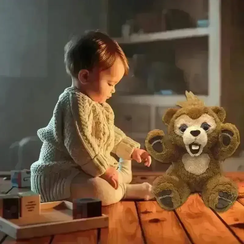 Curious Bear Interactive Plush Toy - Image 3