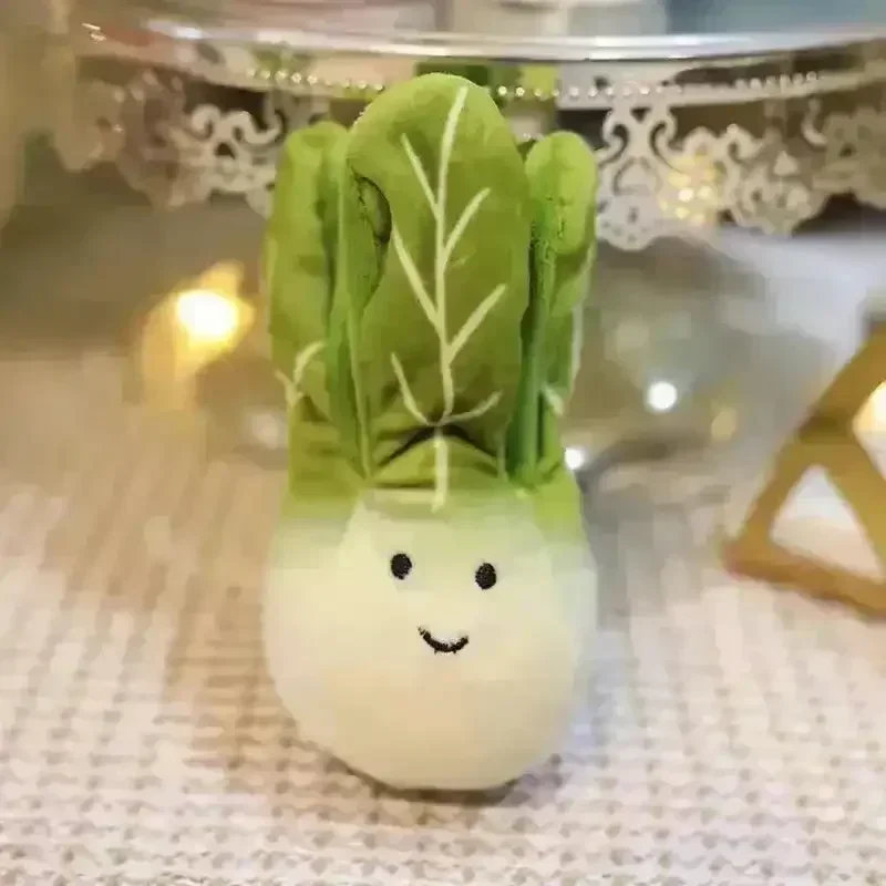 Cute Cabbage Plush Keychain - Image 4