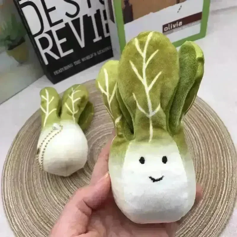 Cute Cabbage Plush Keychain - Image 5