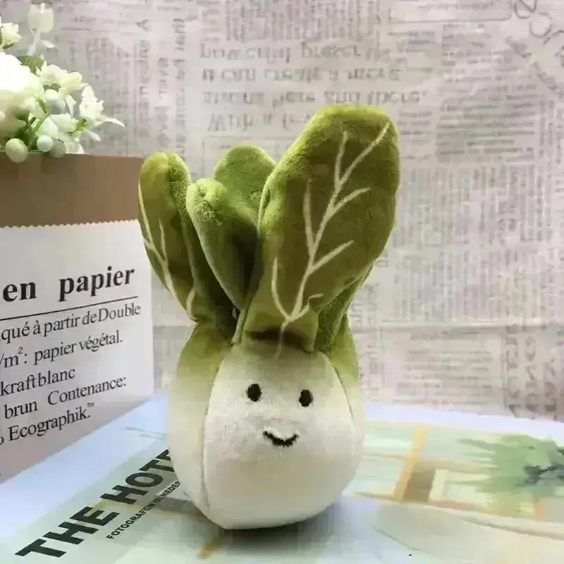 Cute Cabbage Plush Keychain - Image 7