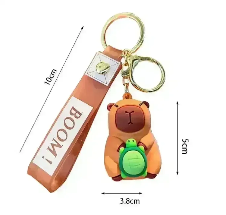 Cute Capybara 3D Keychain - Image 5