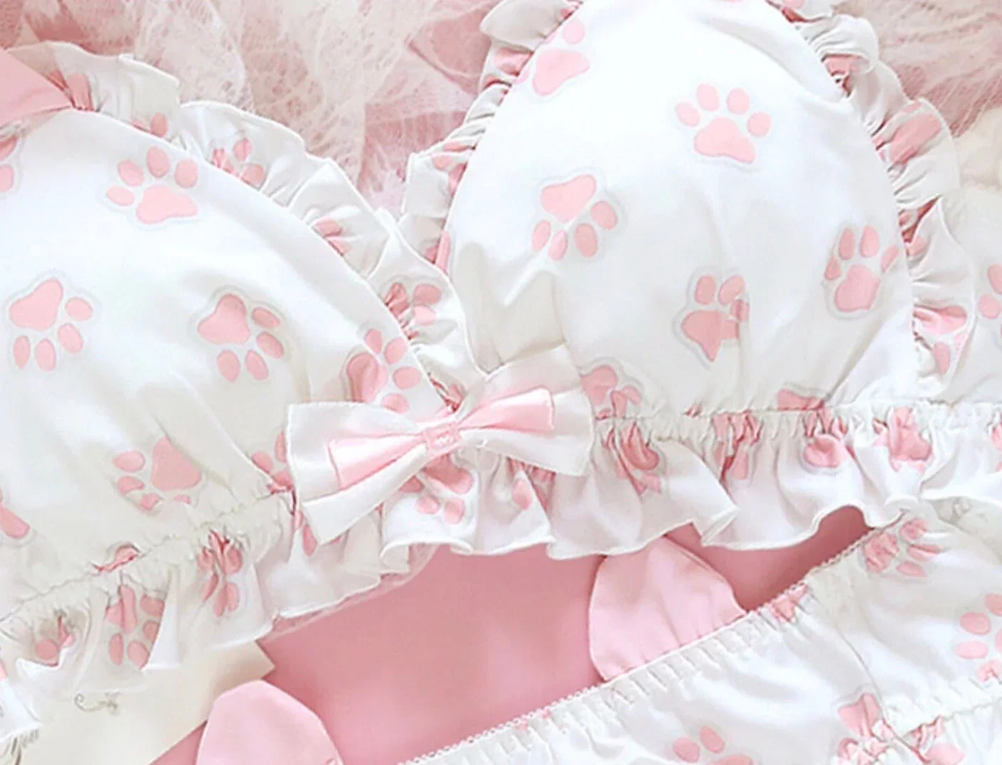 Cute Cat Paw Lingerie Set - Image 8