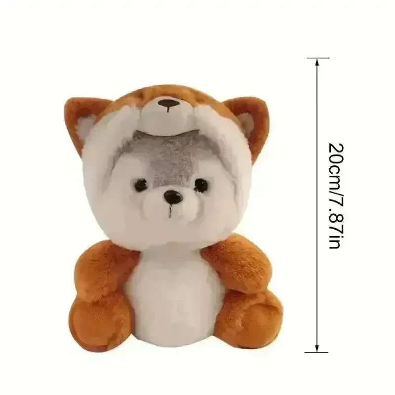 Cute Cosplay Husky Pup Soft Plushie - Image 10