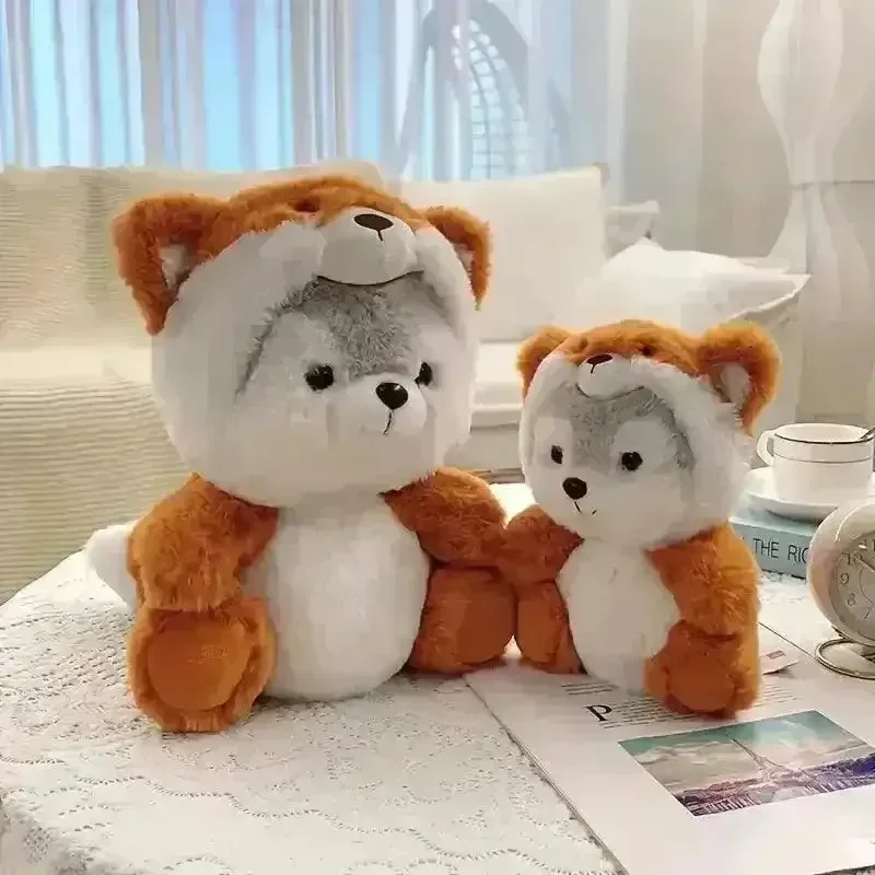 Cute Cosplay Husky Pup Soft Plushie - Image 5