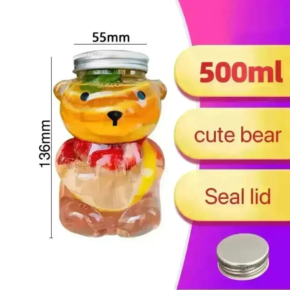 Cute Creative Animal PET Bottles (500 ml) - Image 14