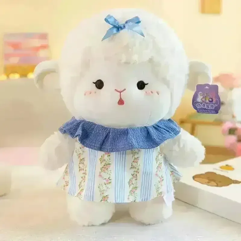 Cute Bow Frock Sheep Plushie - Image 5
