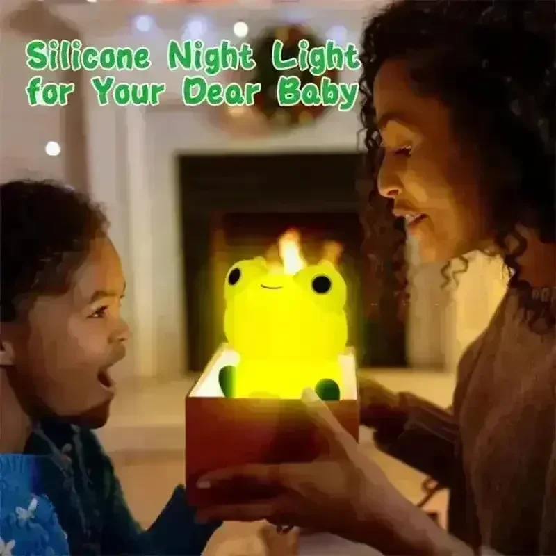 Cute Frog Soft Silicone Lamp - Image 2