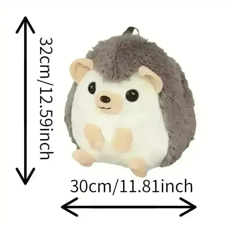 Cute Hedgehog Plush Backpack - Image 9