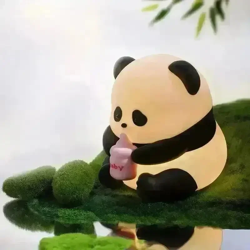 Cute Milk Bottle Panda Rechargeable Night Light - Image 5