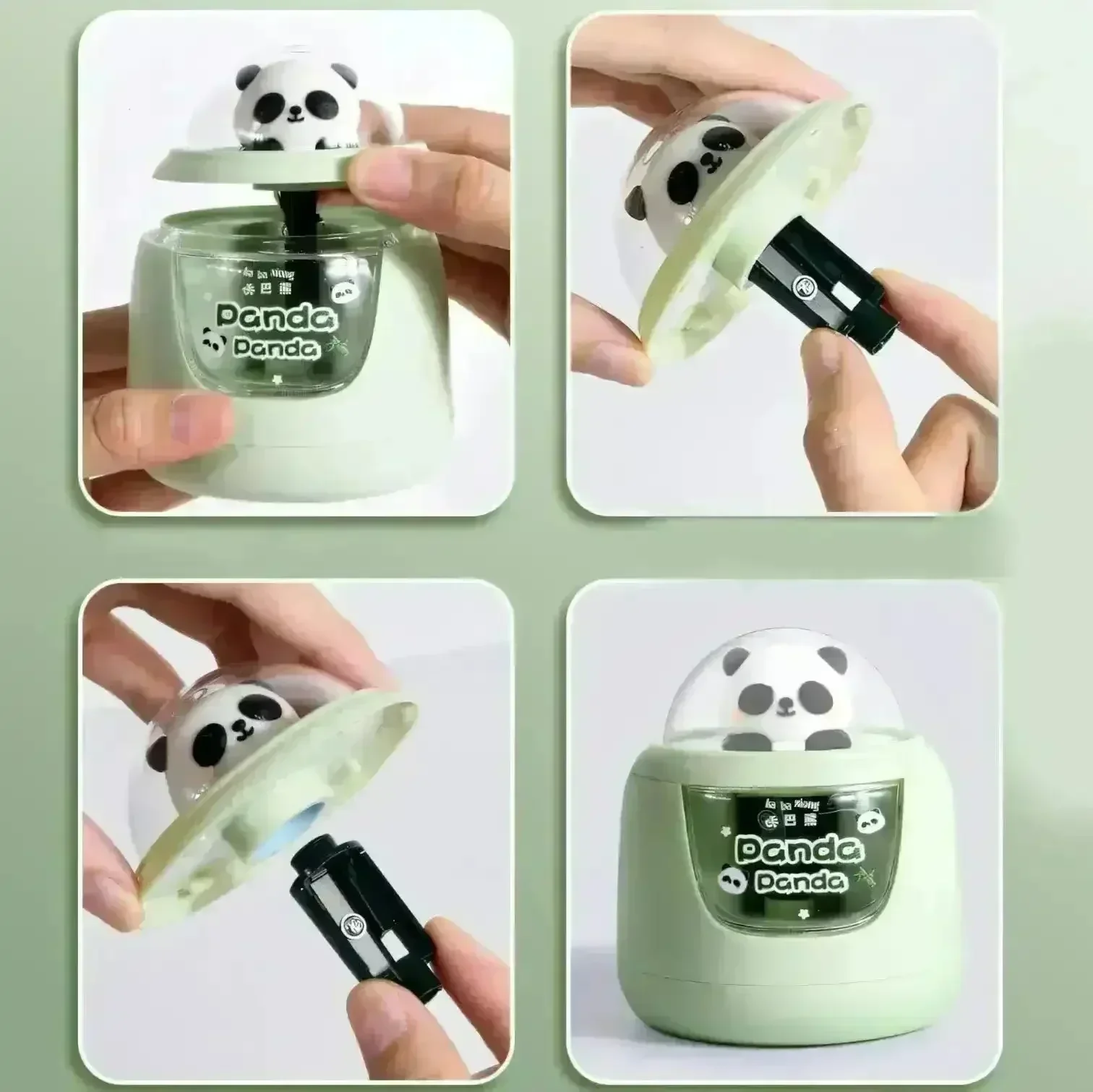 Cute Panda Battery Operated Sharpener - Image 3