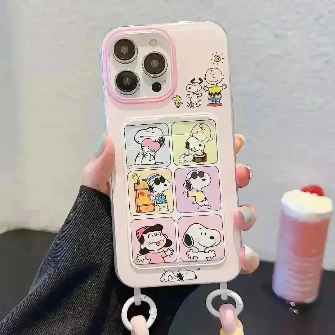 Cute Peanut Snoopy Card Holder Case (For iPhones) - Image 4