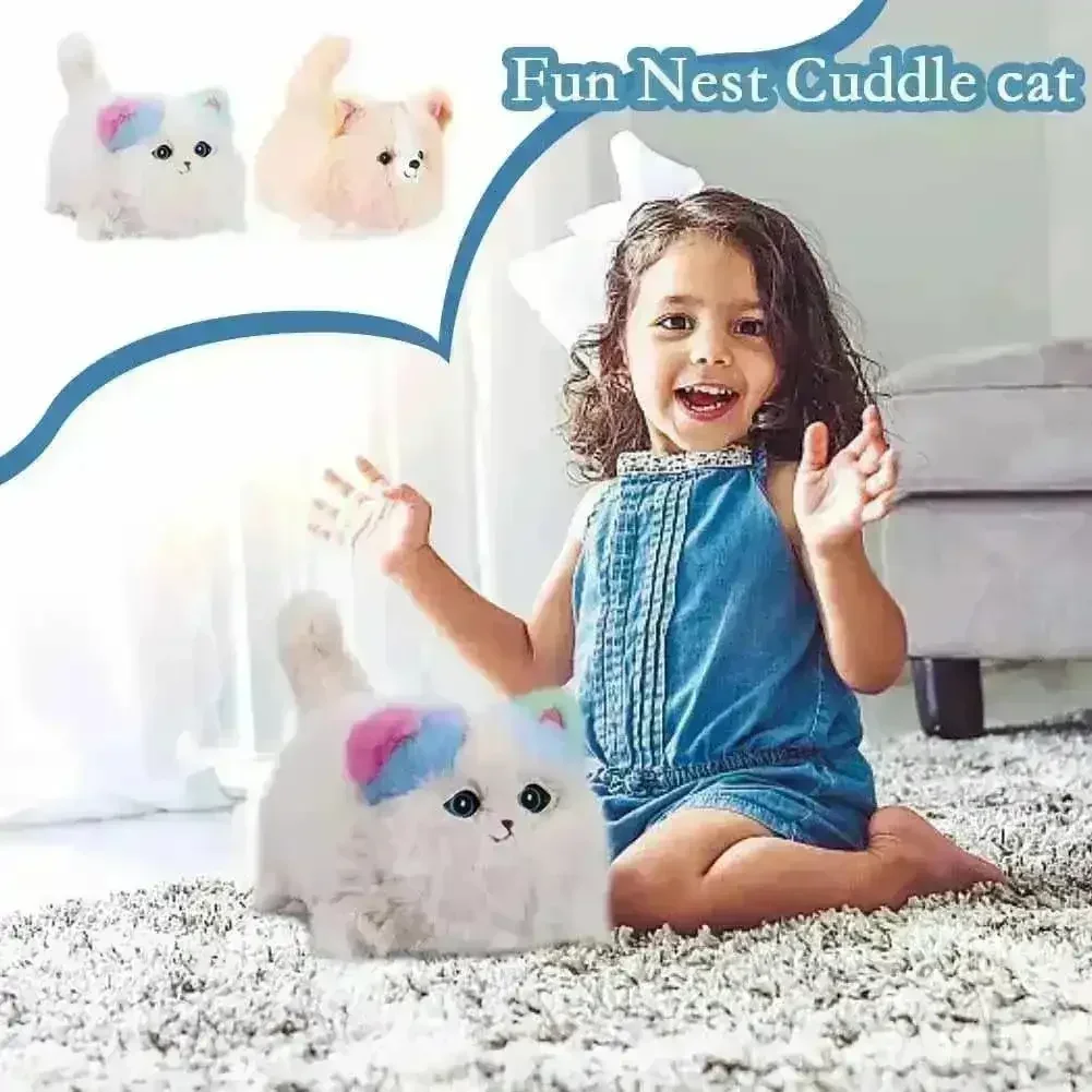 Cute Plush Electric Cuddle Cat and Dog Toy - Image 3