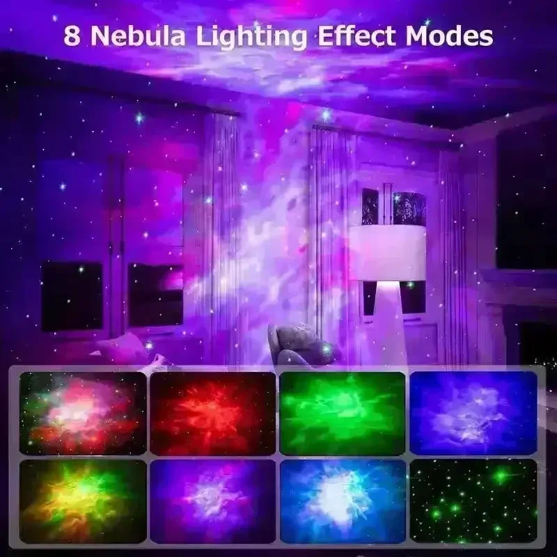 Cute Rabbit Galaxy Projector Night Lamp - Image 7