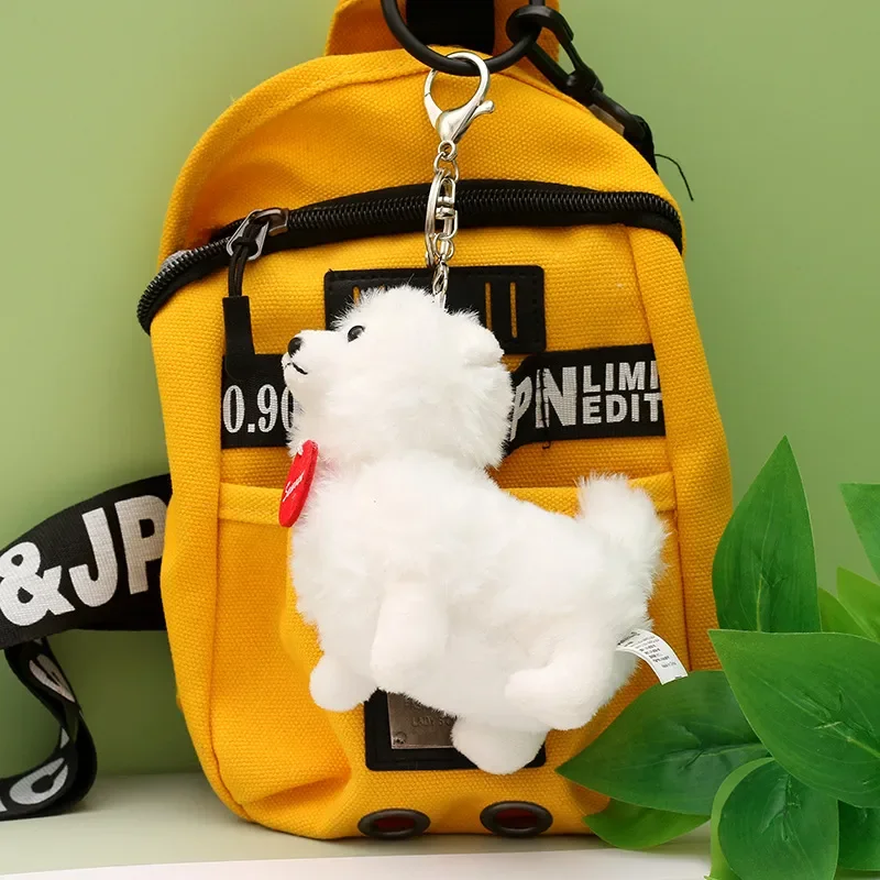 Cute Samoyed Dog Plush Keychain - Image 6