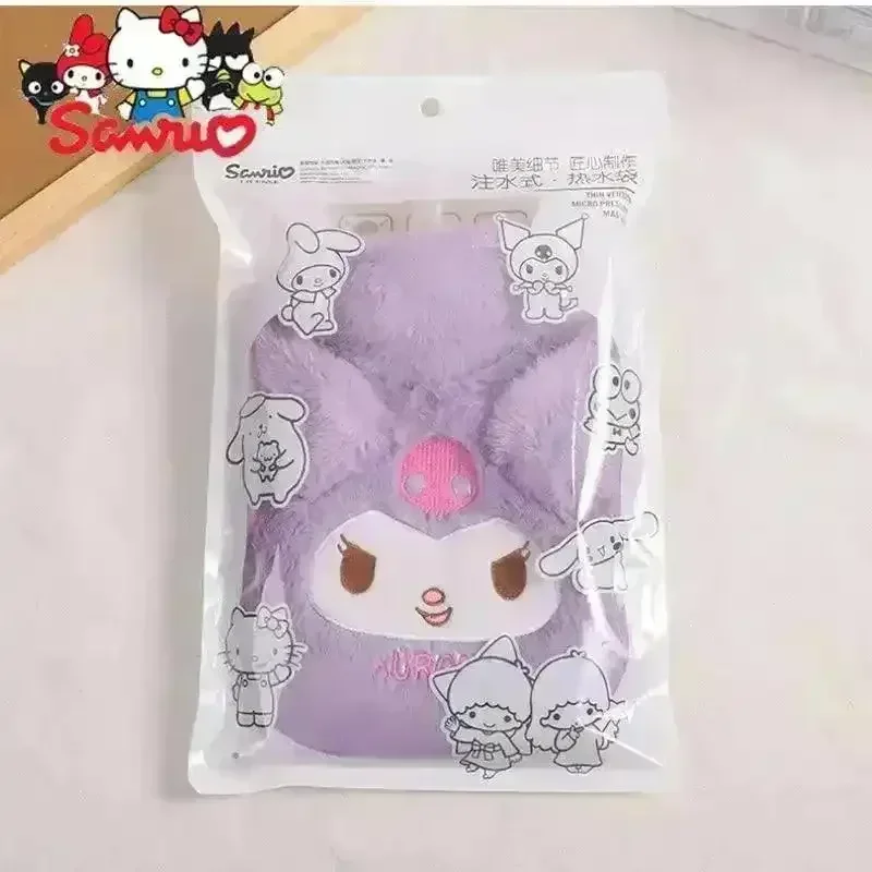 Cute Sanliou Kuromi Plush Hot Water Bag - Image 5