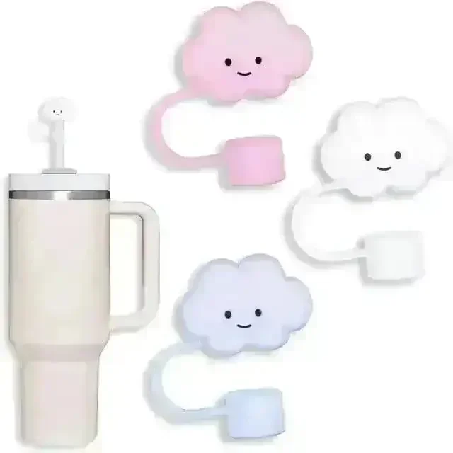 Cute Silicone Straw Covers Cap for Stanley Cup (4 Pcs) - Image 18