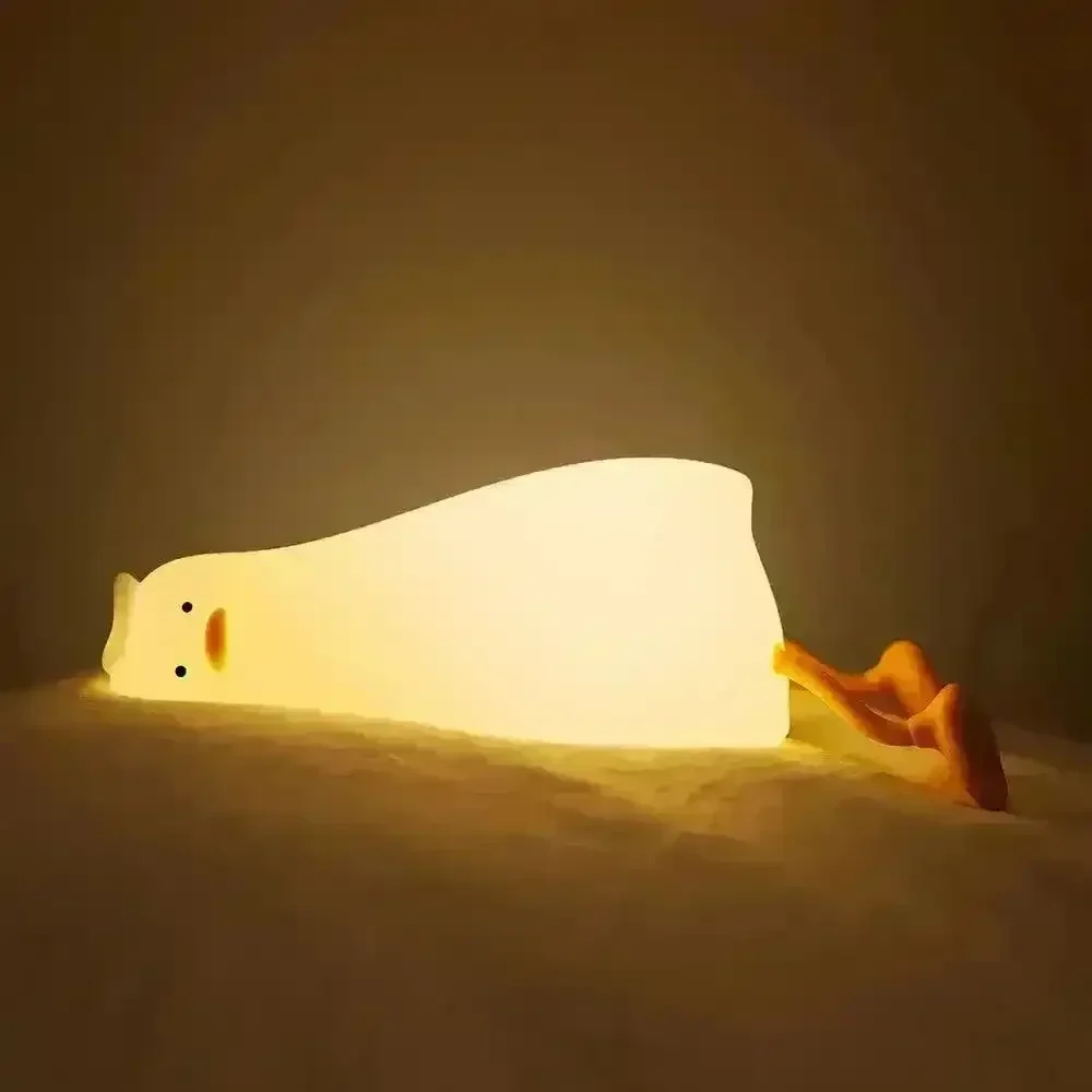 Cute Sleeping Silicon Duck Night Lamp - Image 5