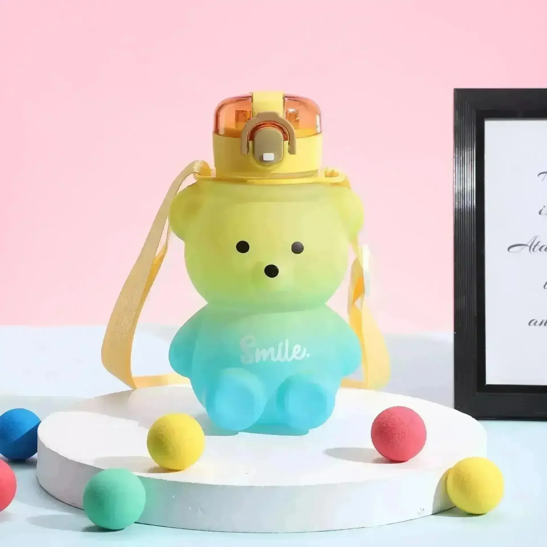 Cute Smile Bear Bottle (800 ml) - Image 7
