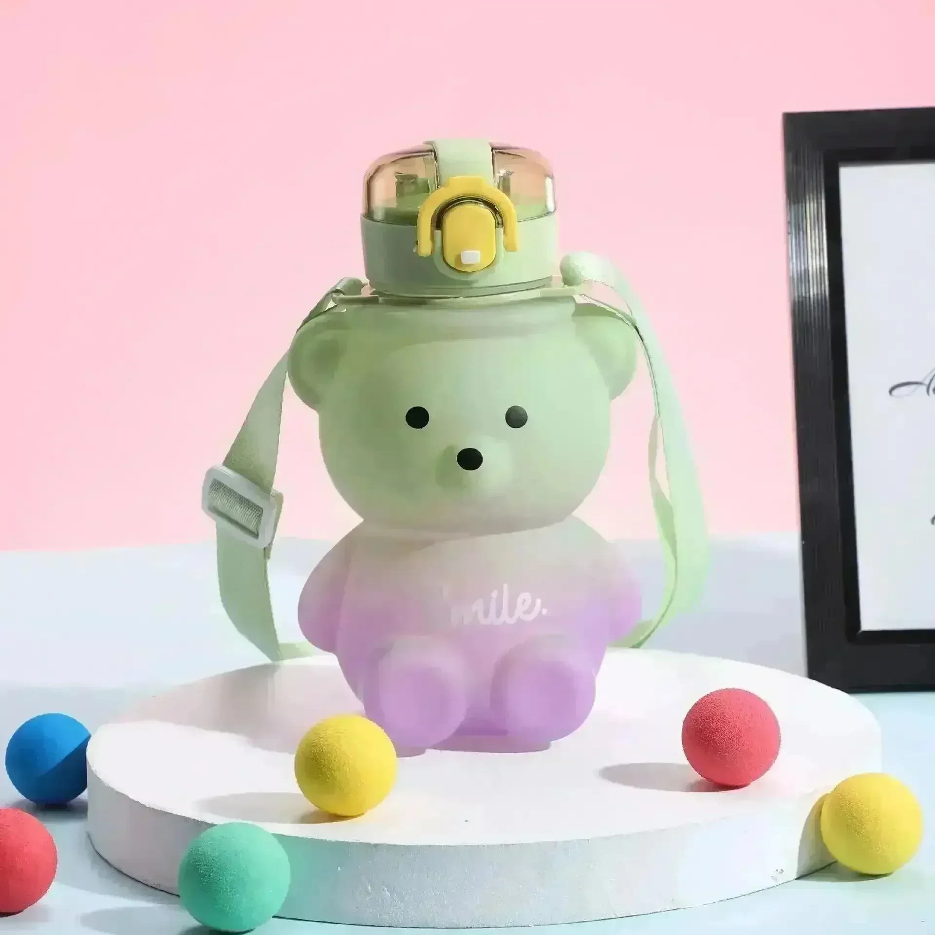 Cute Smile Bear Bottle (800 ml) - Image 9