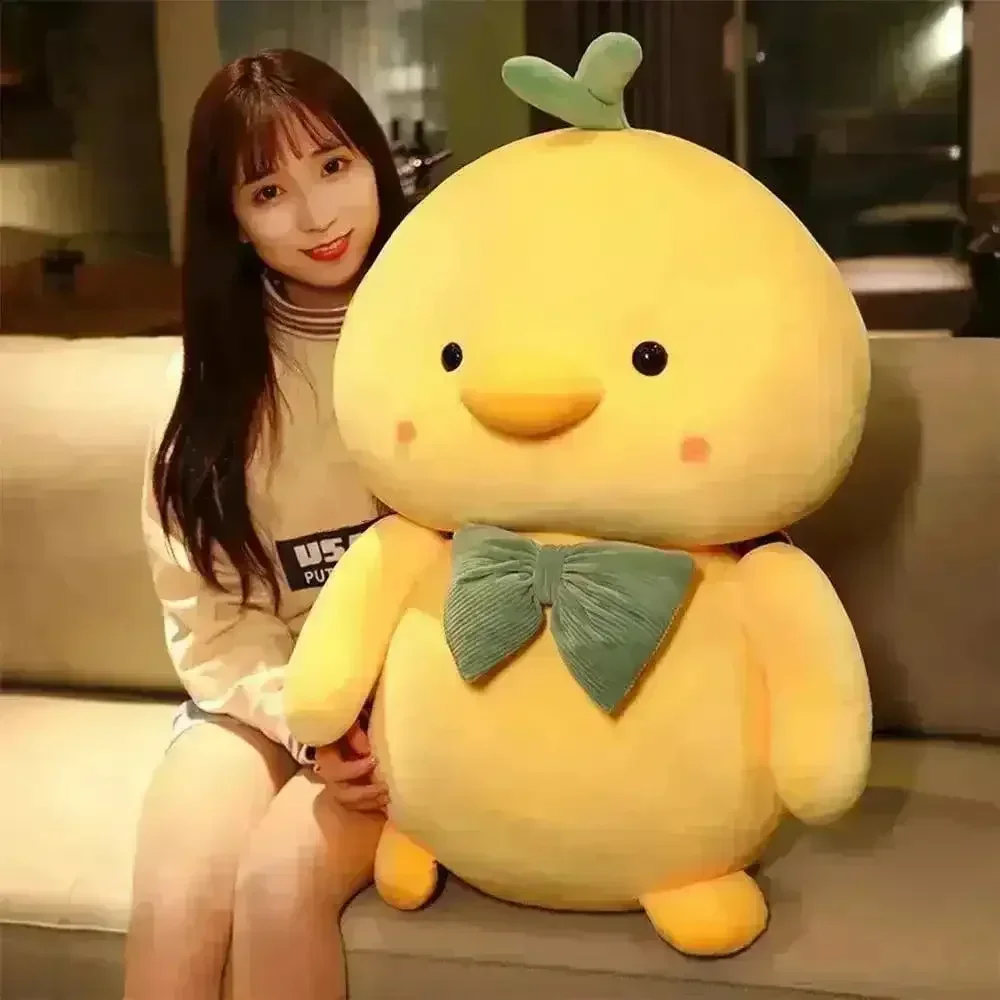 Cute Stuffed Yellow Duck Plushie - Image 2