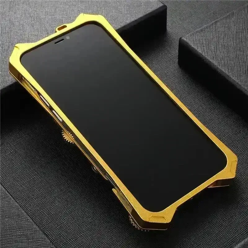 Cyberpunk Skull Mechanical Gear Case (For iPhones) - Image 4