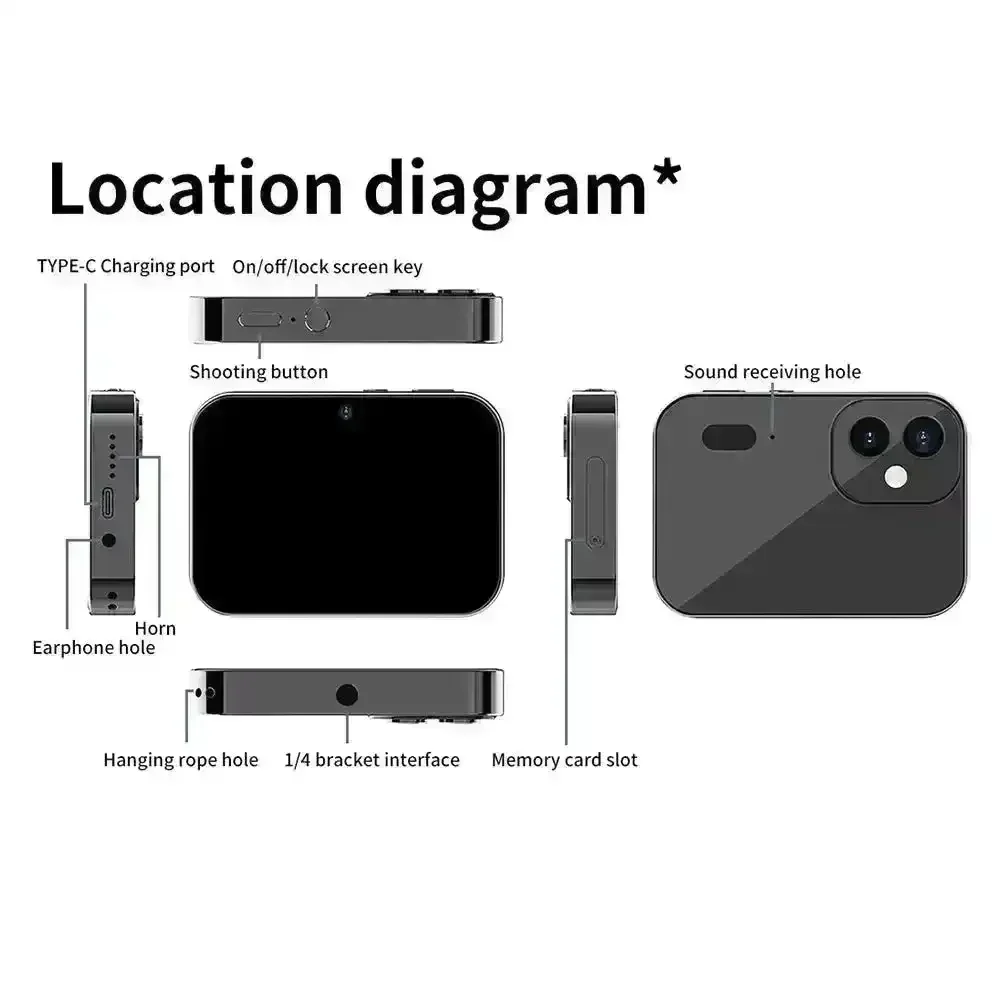 D6 Touch Screen 4K Vlogging Camera - Image 23