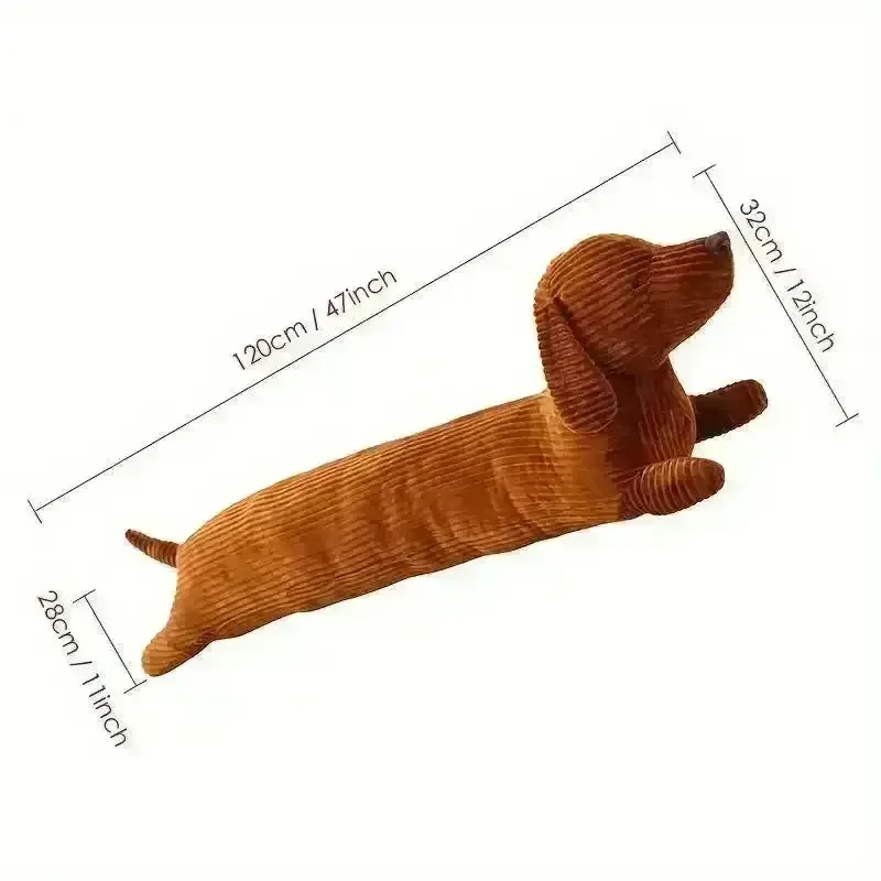 Dachshund Long Throw Pillow (120 cm) - Image 9