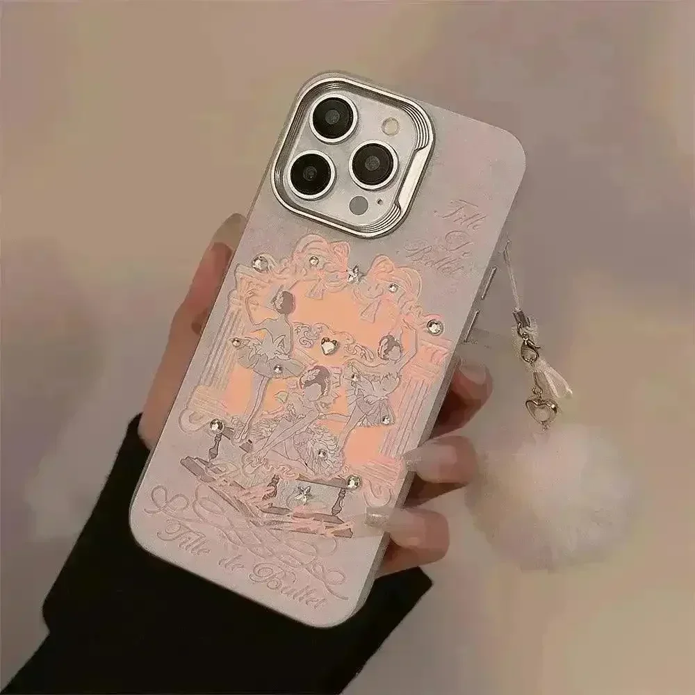 Dancing Ballerina Glitter Phone Case (For iPhones) - Image 2