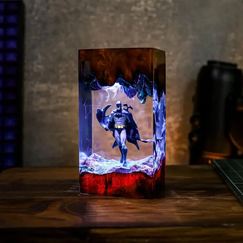 Dark Knight's Beacon Resin Night Light - Image 4