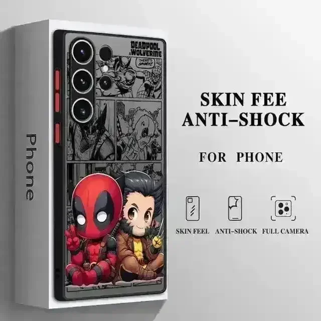 Deadpool vs Wolverine Matte Phone Case (For Samsung) - Image 5