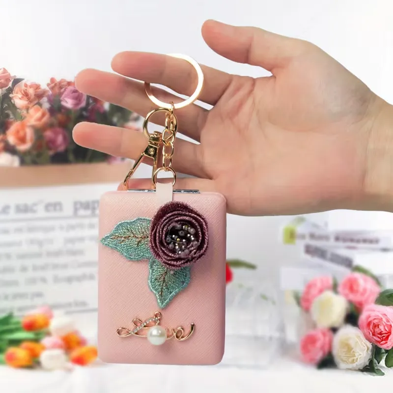 Decorated Folding Mirror Keychain - Image 3