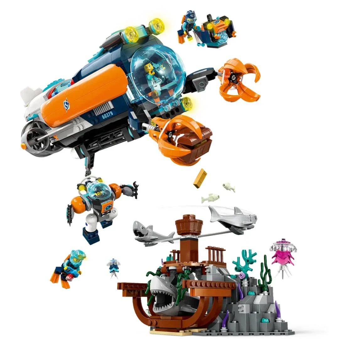 Deep-Sea Explorer Submarine Blocks (942 Pcs) - Image 2