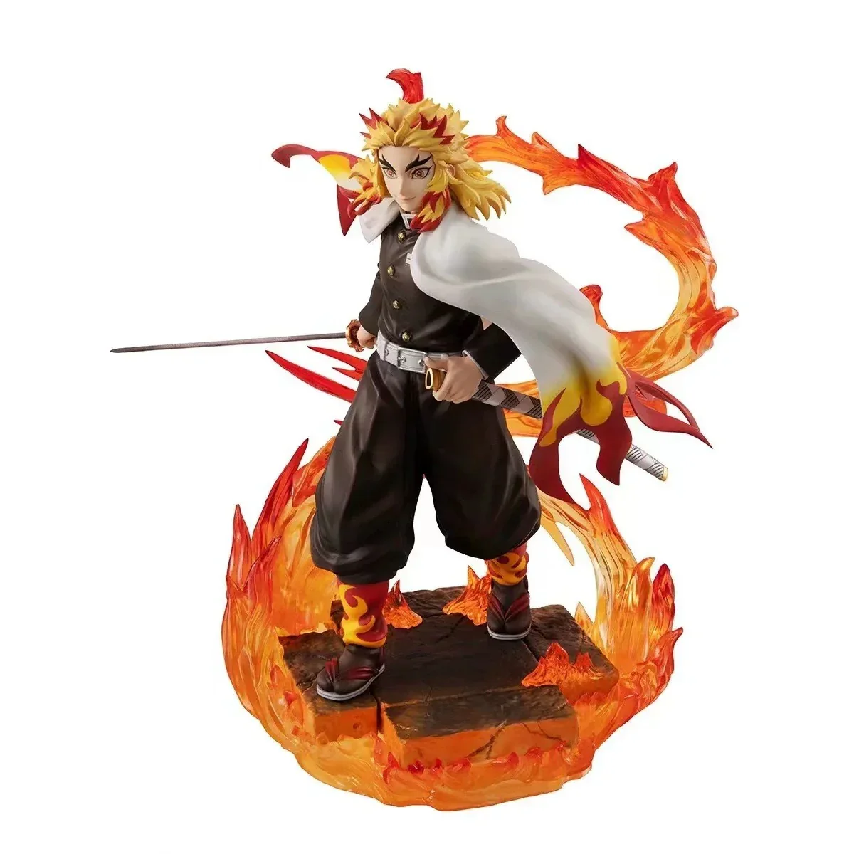 Demon Slayer Rengoku Flame Figure (18 cm) - Image 3