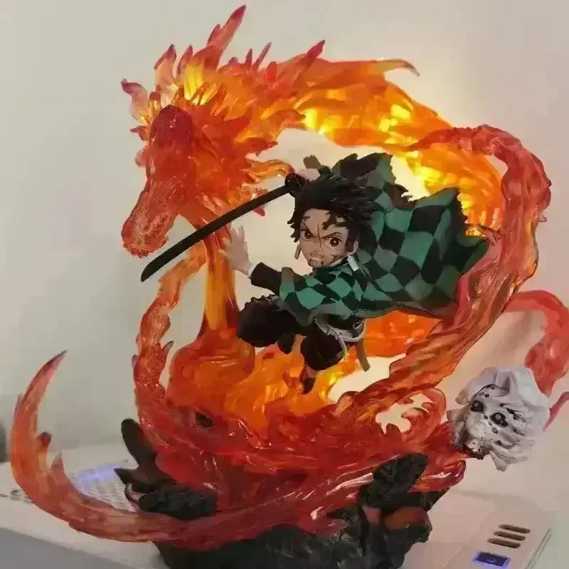 Demon Slayer Tanjiro Kamado Fighting Action Figure (30 cm) - Image 2