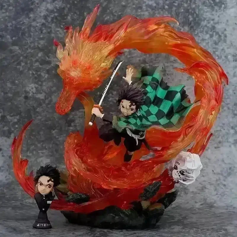 Demon Slayer Tanjiro Kamado Fighting Action Figure (30 cm) - Image 3