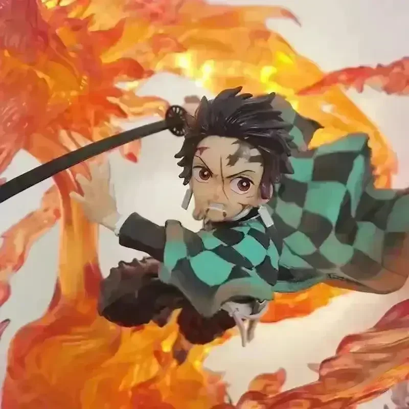 Demon Slayer Tanjiro Kamado Fighting Action Figure (30 cm) - Image 4