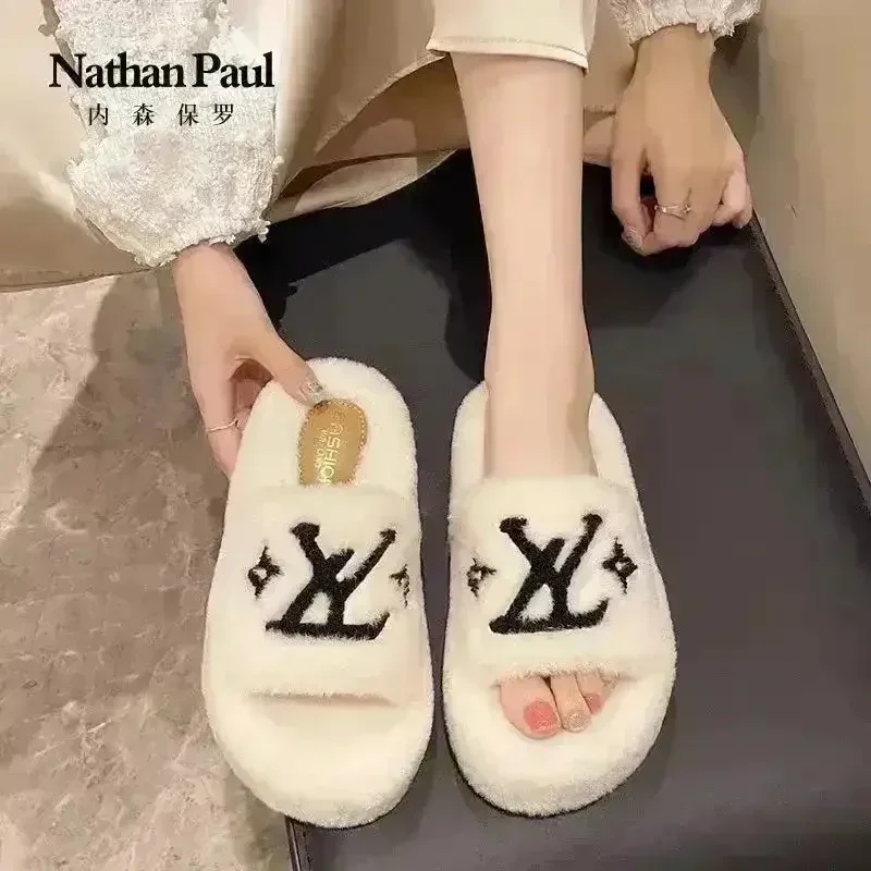 Designer Monogram Plushed Out Slippers - Image 6
