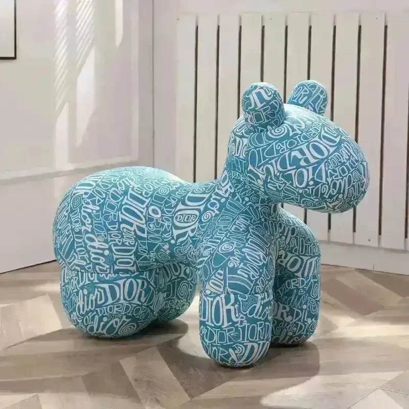 Designer Pony Mini Sofa cum Stool - Image 7