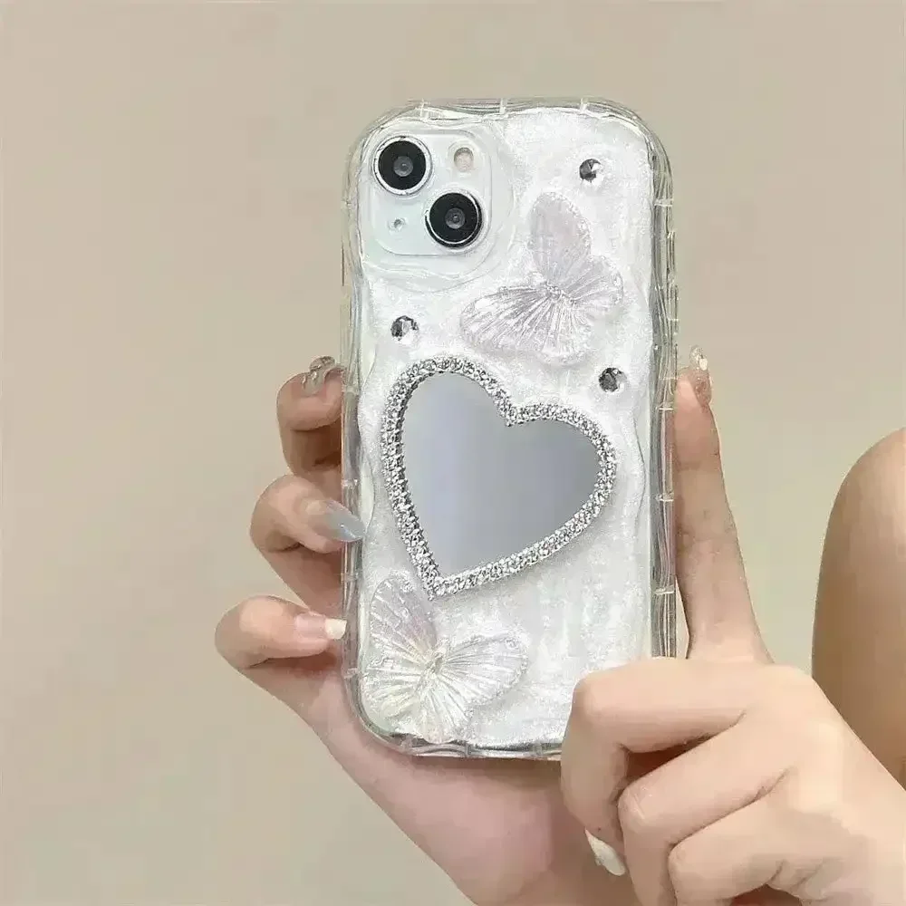 Diamond Bling Glitter Butterfly 3D Case (For iPhones) - Image 2