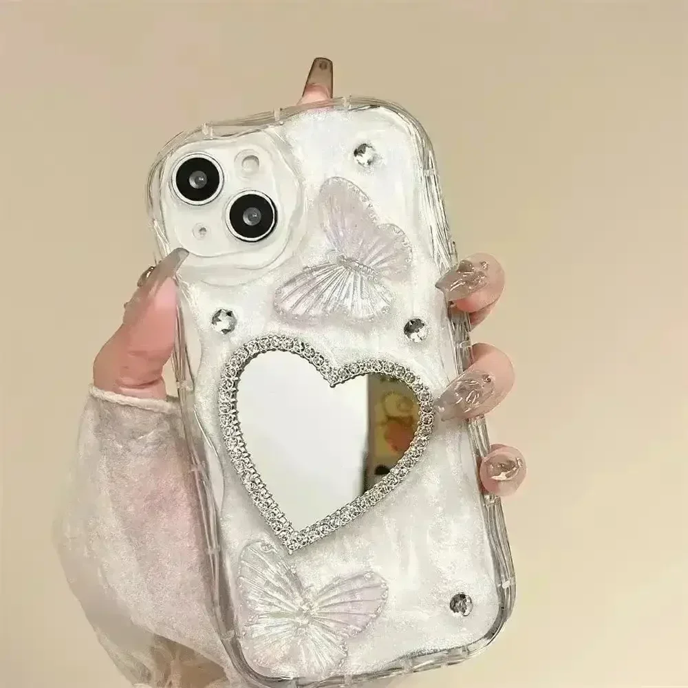 Diamond Bling Glitter Butterfly 3D Case (For iPhones) - Image 3