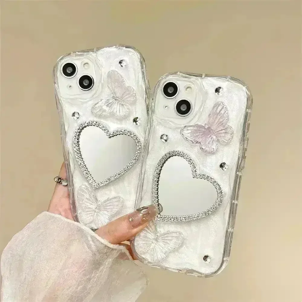 Diamond Bling Glitter Butterfly 3D Case (For iPhones) - Image 7
