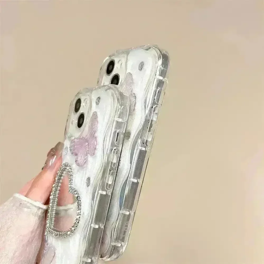 Diamond Bling Glitter Butterfly 3D Case (For iPhones) - Image 9